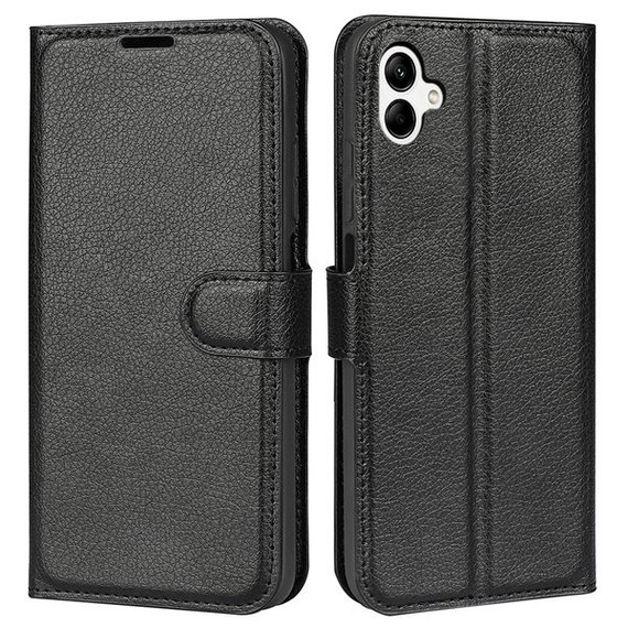 Galaxy A04      Pu Wallet Case    [Black]