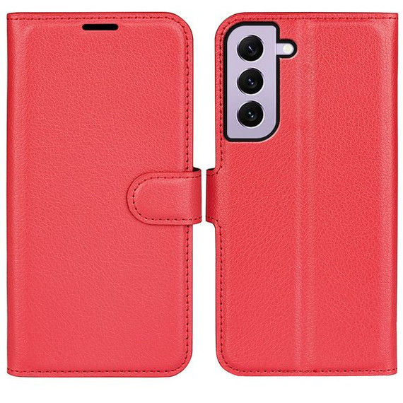 Galaxy S23+      Pu Wallet Case    [Red]