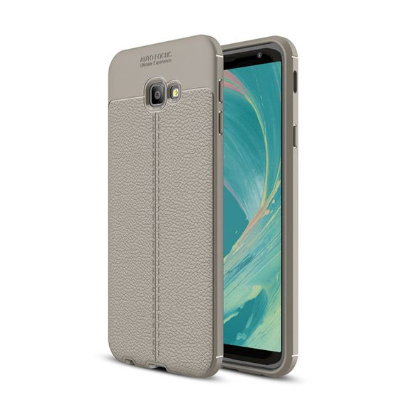 Samsung Galaxy J4Plus/J4+ Leather Texture Case Grey Samsung Galaxy J4Plus/J4+ Leather Texture Case Grey