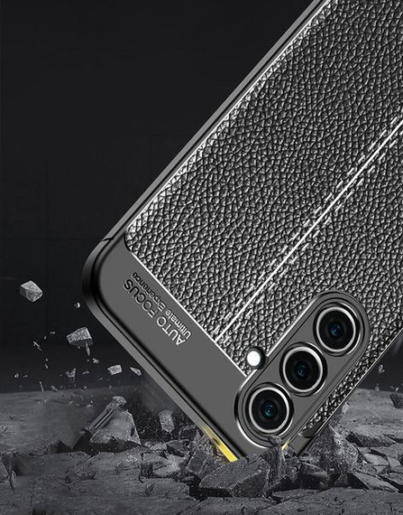 Samsung Galaxy A54 5G      Leather Texture Case    Navy