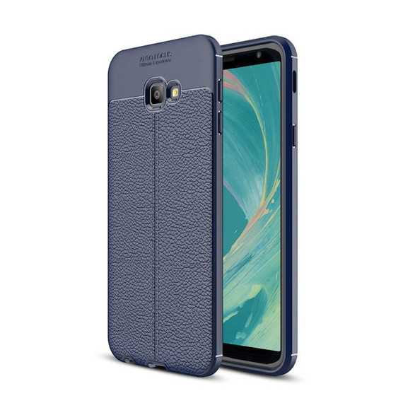 Samsung Galaxy J4Plus/J4+      Leather Texture Case    Navy