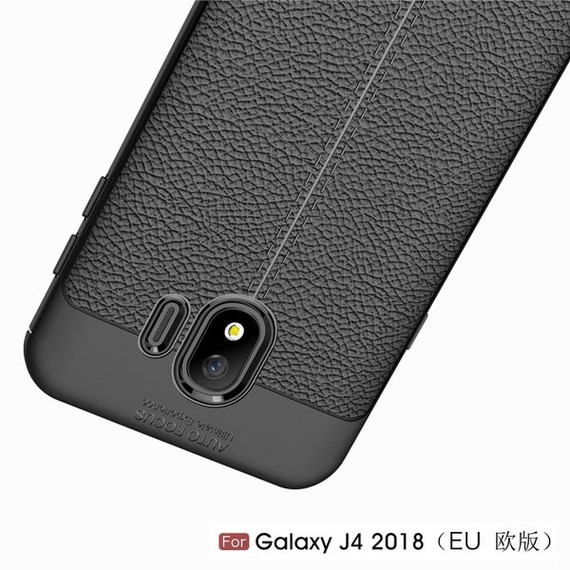 Samsung Galaxy J4 Leather Texture Case Red Samsung Galaxy J4 Leather Texture Case Red