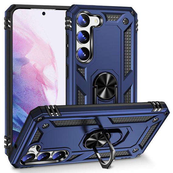 Samsung Galaxy S23+ Military Armour Ring Case Navy Samsung Galaxy S23+ Military Armour Ring Case Navy