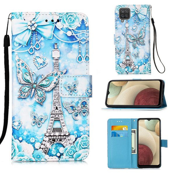 Samsung Galaxy A12      Designer PU Case      EiffelTower