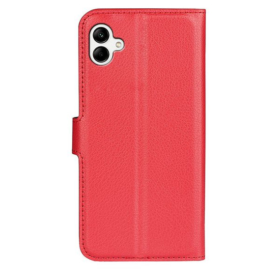 Galaxy A04      Pu Wallet Case    [Red]