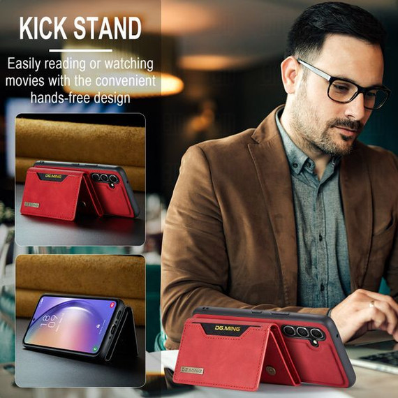 Samsung Galaxy A54 5G      Magnetic Wallet    Red