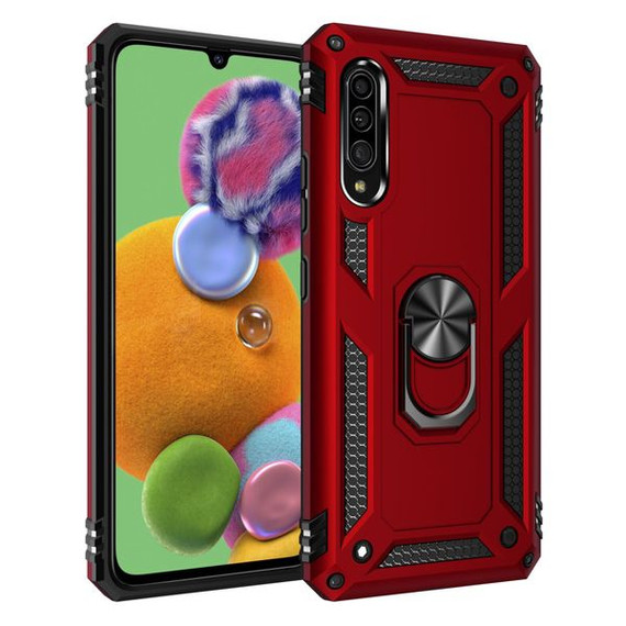 Galaxy A90 5G      Military Armour Case    [Red]