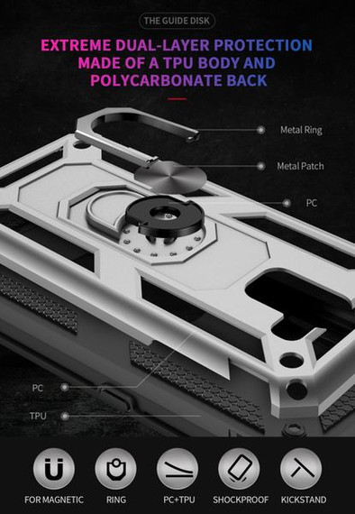 Samsung Galaxy A8 Plus 2018      Military Armour Case    Navy