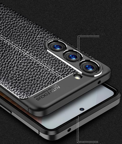 Samsung Galaxy S23 Leather Texture Case Black Samsung Galaxy S23 Leather Texture Case Black