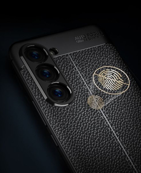 Samsung Galaxy S23 Leather Texture Case Black Samsung Galaxy S23 Leather Texture Case Black