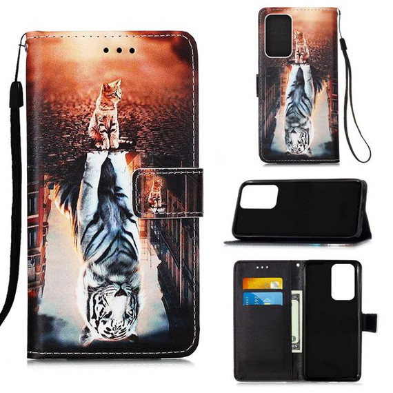 Samsung Galaxy A33 5G      Designer PU Case      Cat&Tiger
