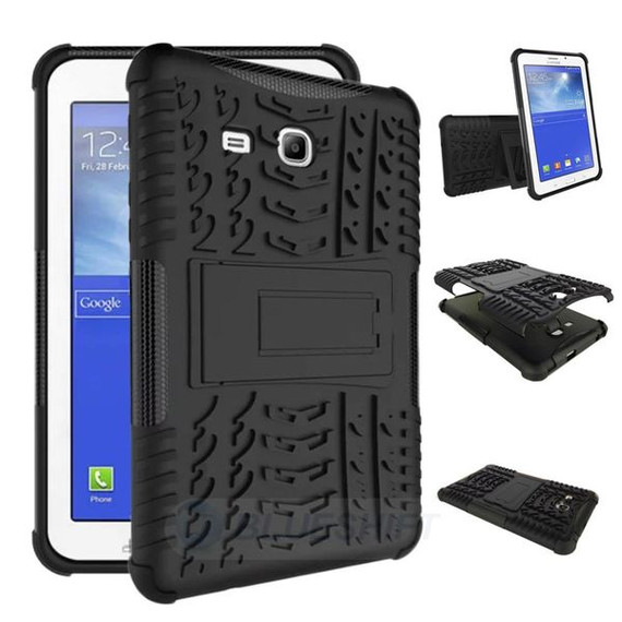 Samsung Galaxy Tab 3 Lite 7.0 T110    Heavy Duty Case    Black