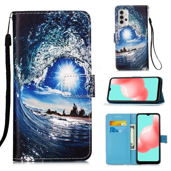 Samsung Galaxy A13 4G Designer PU Case SeaWave Samsung Galaxy A13 4G Designer PU Case SeaWave