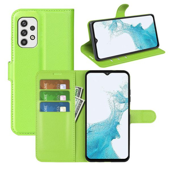 Galaxy A23      Pu Wallet Case    [Green]