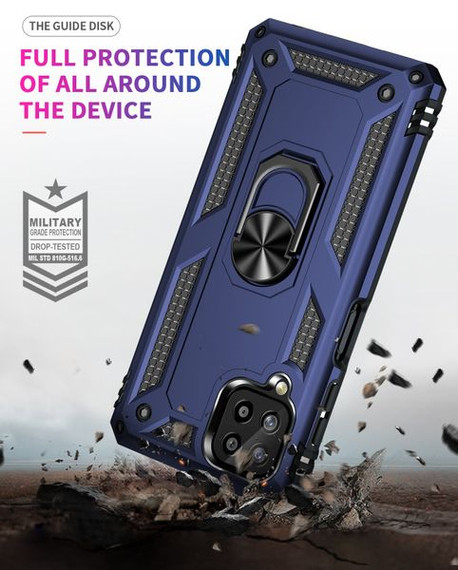 Samsung Galaxy M32 4G Military Armour Ring Case Navy Samsung Galaxy M32 4G Military Armour Ring Case Navy