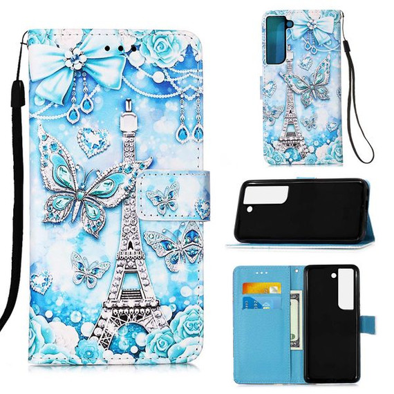 Samsung Galaxy S22 Ultra Designer PU Case EiffelTower Samsung Galaxy S22 Ultra Designer PU Case EiffelTower