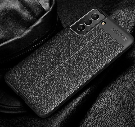 Samsung Galaxy S22      Leather Texture Case    Navy