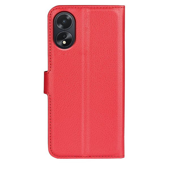 Oppo A38 4G      Pu Wallet Case    [Red]