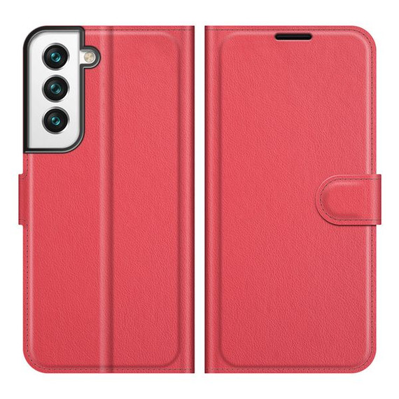 Galaxy S22      Pu Wallet Case    [Red]