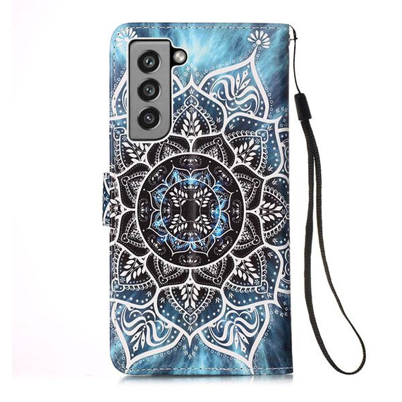 Samsung Galaxy S21 FE 5G Designer PU Case Mandala Samsung Galaxy S21 FE 5G Designer PU Case Mandala