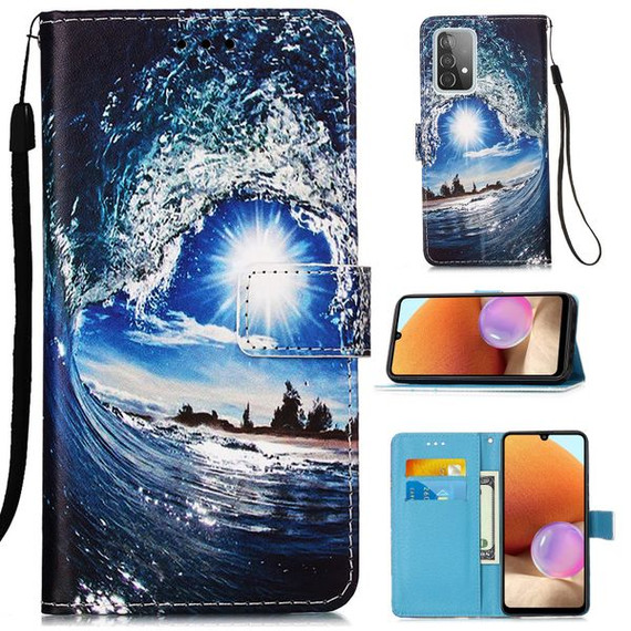 Samsung Galaxy A32 4G      Designer PU Case      SeaWave