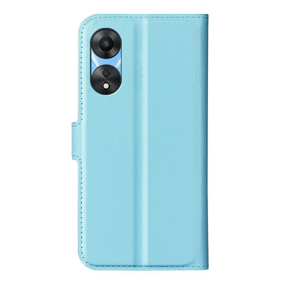 Oppo A78 5G      Pu Wallet Case    [Lightblue]