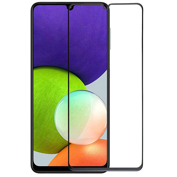 Samsung Galaxy M32 4G         Full Cover Tempered Glass Screen Protector Black