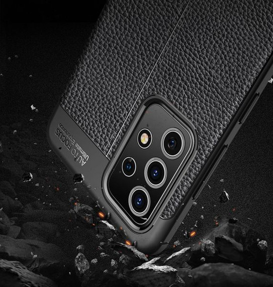 Samsung Galaxy A52s 5G      Leather Texture Case    Black