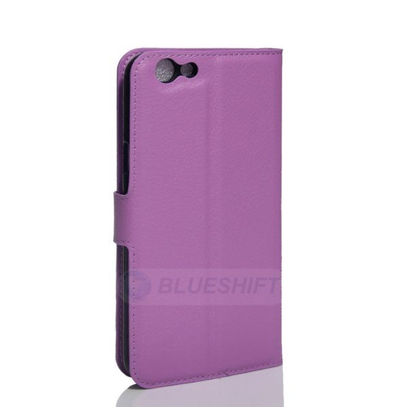Oppo F1S      Pu Wallet Case    [Purple]