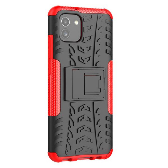 Samsung Galaxy A03      Heavy Duty Case    Red