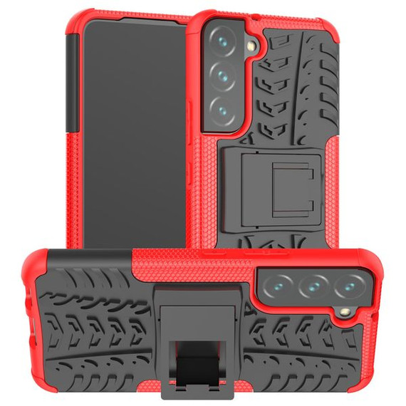 Samsung Galaxy S22      Heavy Duty Case    Red