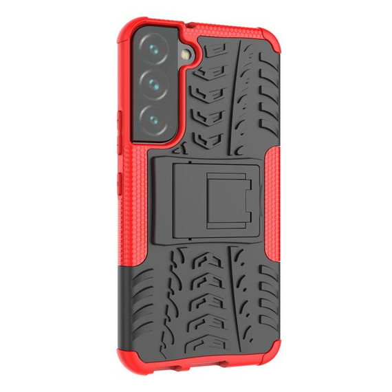 Samsung Galaxy S22      Heavy Duty Case    Red