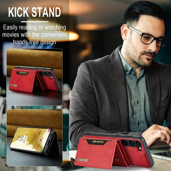 Samsung Galaxy S23      Magnetic Wallet    Red