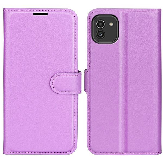 Galaxy A03      Pu Wallet Case    [Purple]