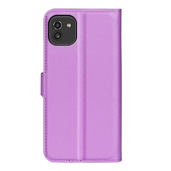 Galaxy A03      Pu Wallet Case    [Purple]
