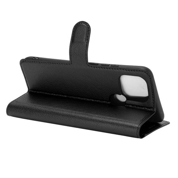 Oppo A15      Pu Wallet Case    [Black]