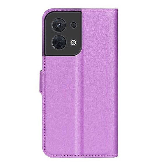 Oppo Reno8 5G      Pu Wallet Case    [Purple]