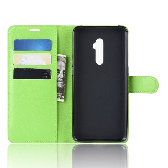 Oppo Reno 10Xzoom      Pu Wallet Case    [Green]
