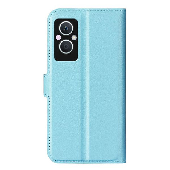Oppo Reno8 Lite 5G      Pu Wallet Case    [Lightblue]