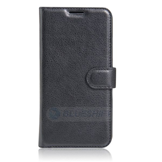 Oppo R9S      Pu Wallet Case    [Black]