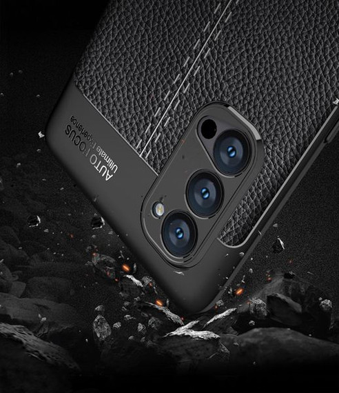 OPPO Reno4 Pro 5G Leather Texture Case Navy OPPO Reno4 Pro 5G Leather Texture Case Navy