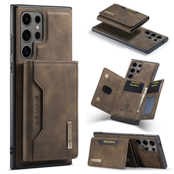 Samsung Galaxy S24Ultra Magnetic Wallet Coffee Samsung Galaxy S24Ultra Magnetic Wallet Coffee