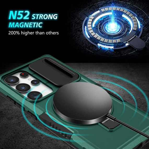 Samsung Galaxy S24 Ultra      Magsafe Sliding Cover Case    Teal