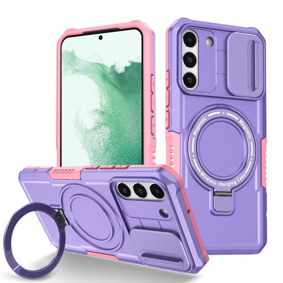 Samsung Galaxy S22+ Magsafe Sliding Cover Case Purple Samsung Galaxy S22+ Magsafe Sliding Cover Case Purple