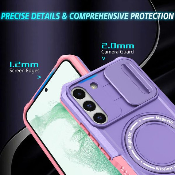 Samsung Galaxy S22+      Magsafe Sliding Cover Case    Purple