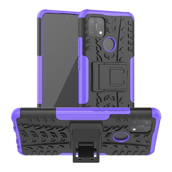 OPPO A15 Heavy Duty Case Purple OPPO A15 Heavy Duty Case Purple