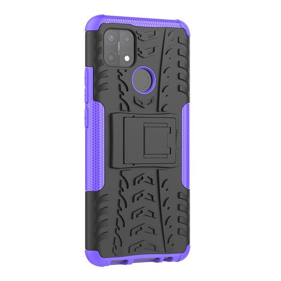 OPPO A15 Heavy Duty Case Purple