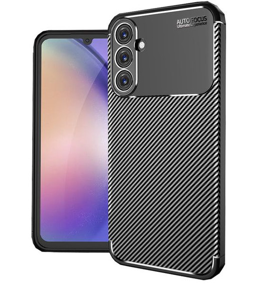 Samsung Galaxy A15      Carbon Fibre Case    Black