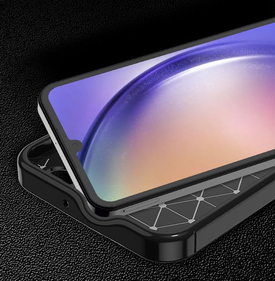 Samsung Galaxy A15      Carbon Fibre Case    Black