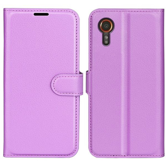 Galaxy Xcover 7      Pu Wallet Case    [Purple]